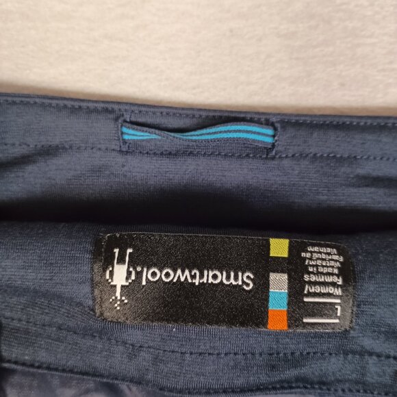 Smartwool Insulated Quilted F21 Wool Blend Winter Pockets Stretch Blue L Skirt - Picture 7 of 12